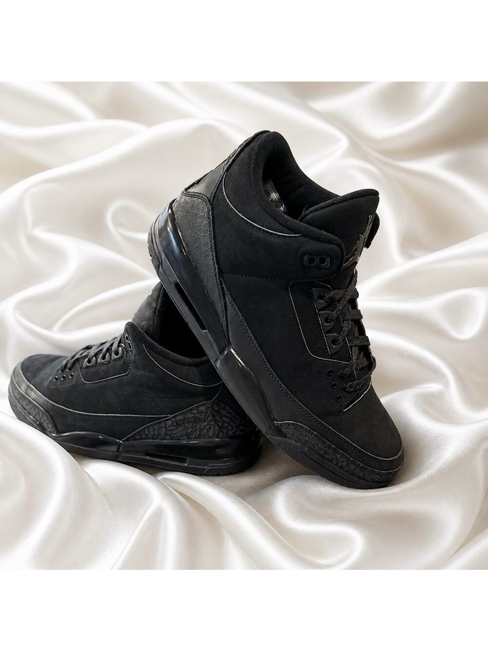 Size 14 - Air Jordan 3 Retro 2007 Black Cat Sneaker 136064-002 OG BOX!Ship Fast!